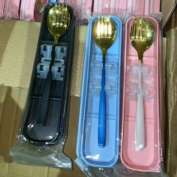 Adult Cutlery Set Long with Cover