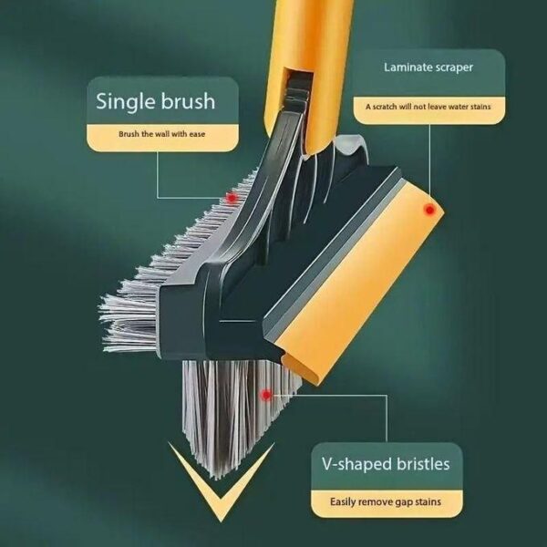 Floor scrub brush 2 in 1 - Image 3