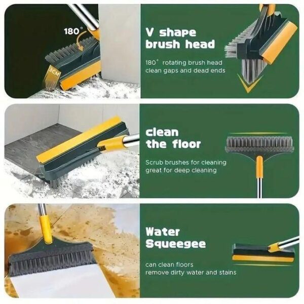Floor scrub brush 2 in 1 - Image 5