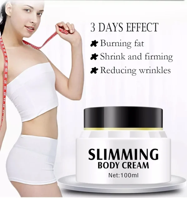 Aichun Beauty Slimming Body Cream Burning Fat Shrinking Firming Reducing Wrinkles Non-Irritating 3 Days Effective 100ml 3.4 oz - Image 3