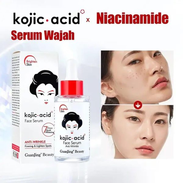 Guanjing Beauty Kojic Acid Face Serum For Anti Wrinkle - 40ml - Image 2