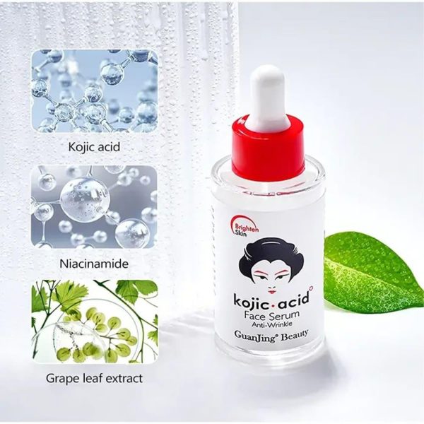 Guanjing Beauty Kojic Acid Face Serum For Anti Wrinkle - 40ml - Image 4