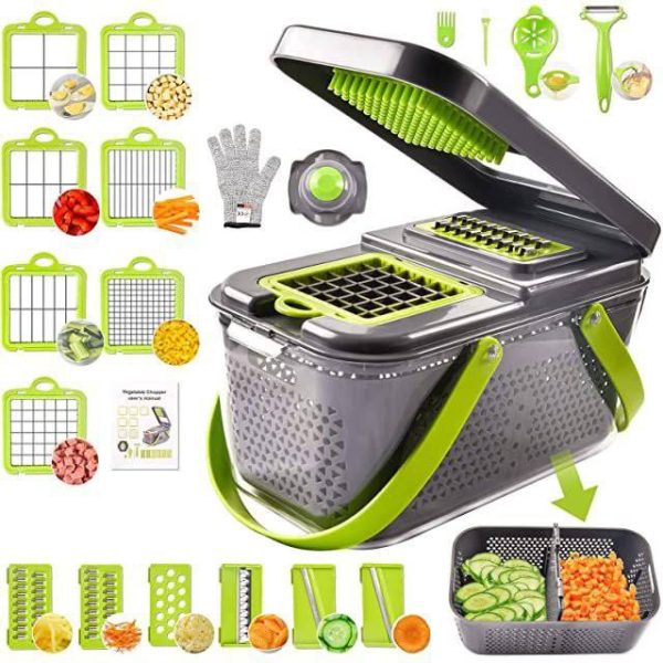 Multifunctional Veggie Slicer 22Pieces
