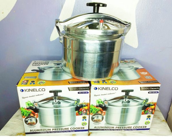 Kinelco Aluminum Pressure Cooker - Image 2