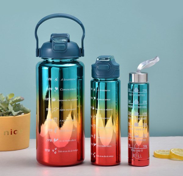 Motivational Glossy Water Bottle 2Liters, 800ml and 200ml - Image 2