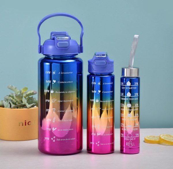 Motivational Glossy Water Bottle 2Liters, 800ml and 200ml - Image 3