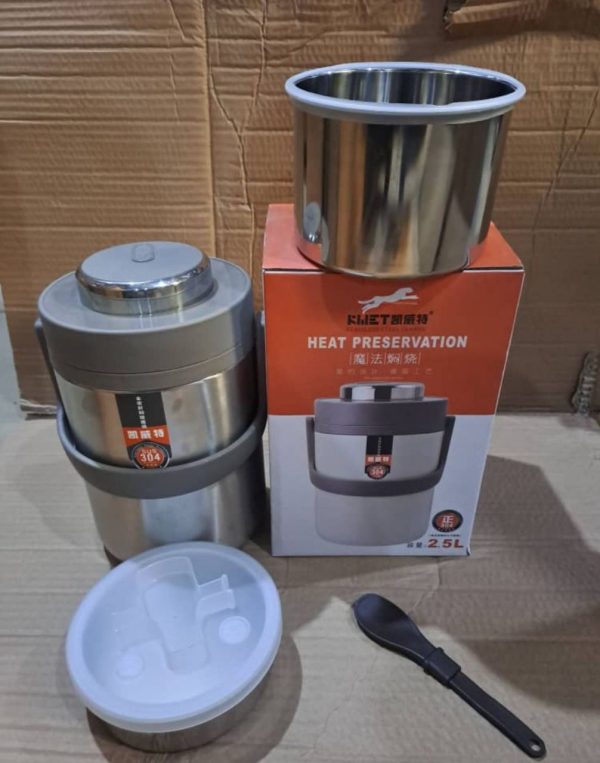 Lunch Box with Heat Preservation 2.5liters