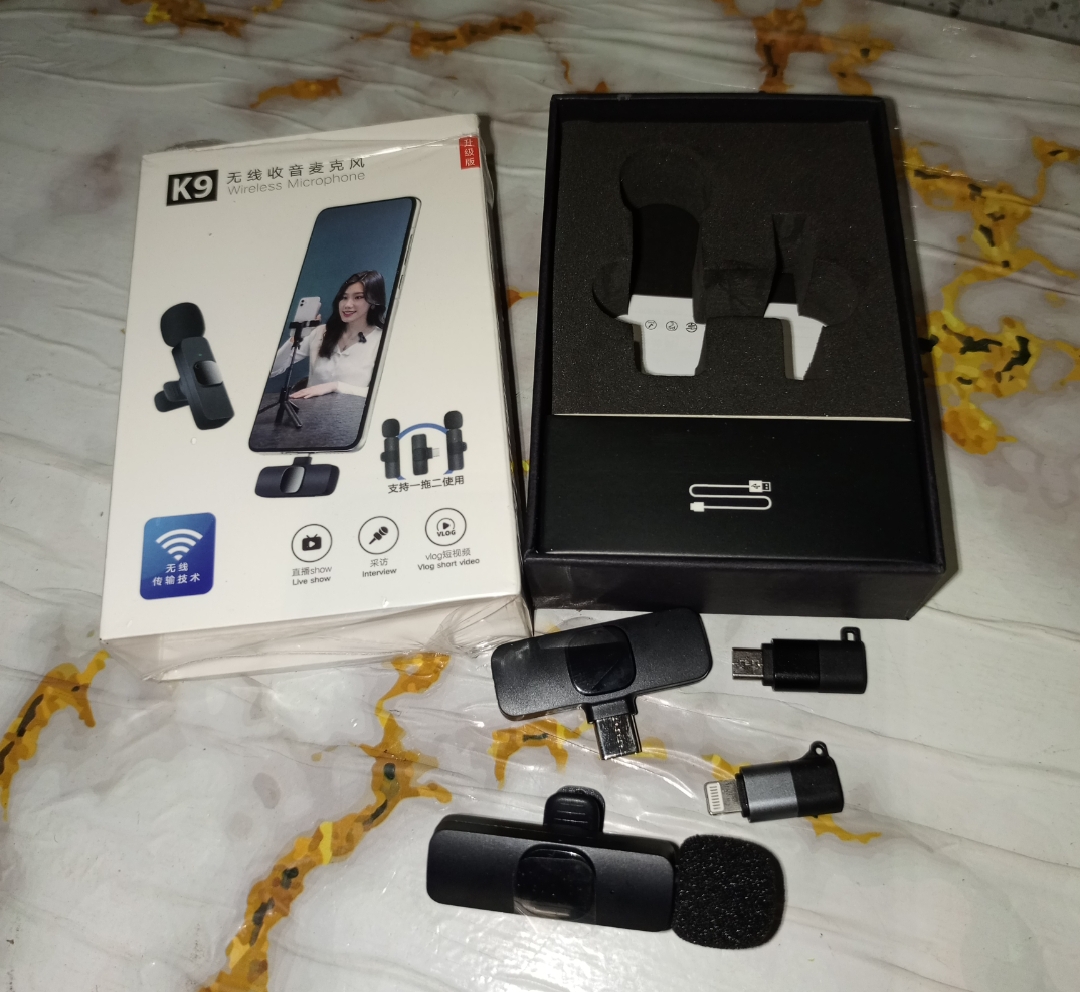 Lapel Wireless Microphone For Andriod, Type C and Iphone Single Mic 3Pin
