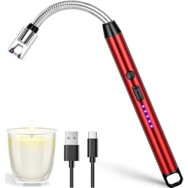 Rechargable Electric Arc Lighter For Gas Stoves, Barbecue, Candles Etc