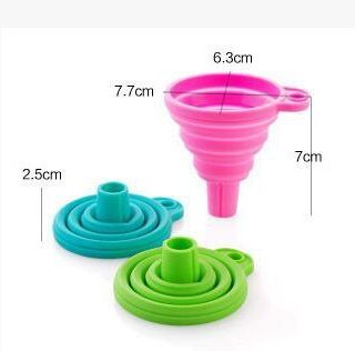 Collapsible Mini Silicon Funnel