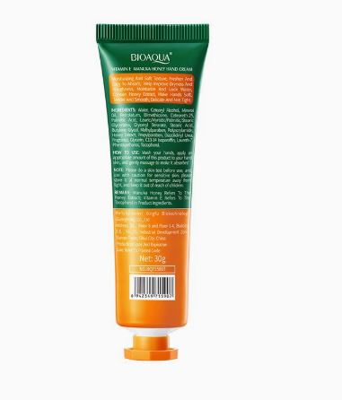 BIOAOUA Vitamin E Manuka Honey Hand Cream