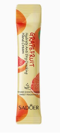 Sadoer Fruit Series Hand Cream Peach Moisturizing Rejuvenation Strips Autumn and Winter 5Pieces