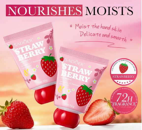 SADOER Strawberry Moist Hand Cream