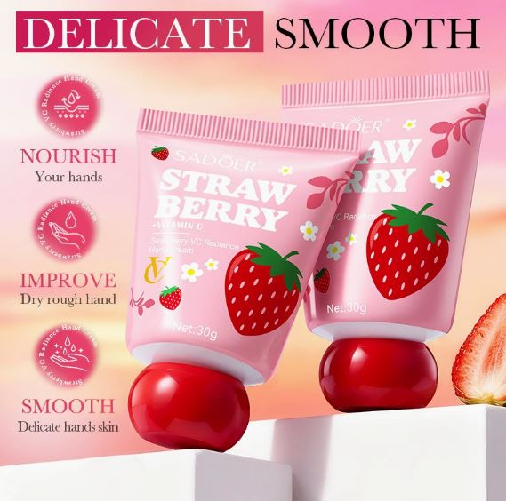 SADOER Strawberry Moist Hand Cream - Image 3