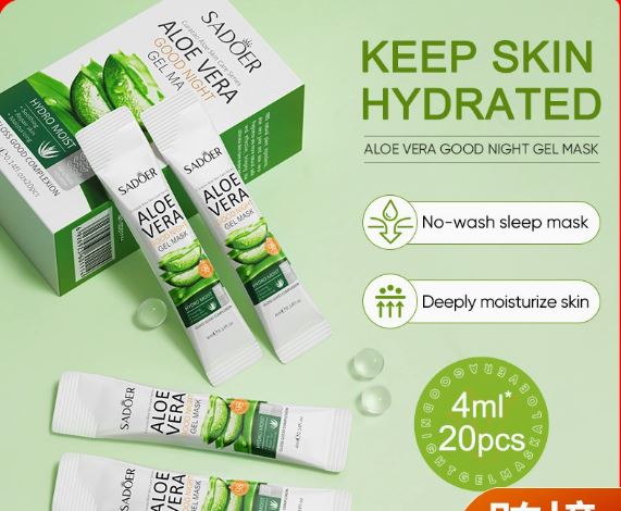 SADOER Aloe Goodnight Frozen Film Water Moisturizing Coating Wash-free Mask - Image 2