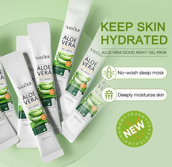 SADOER Aloe Goodnight Frozen Film Water Moisturizing Coating Wash-free Mask