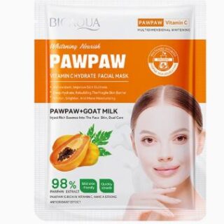 Moisturizing Facial Mask Flower and Fruit Extracts 4pieces